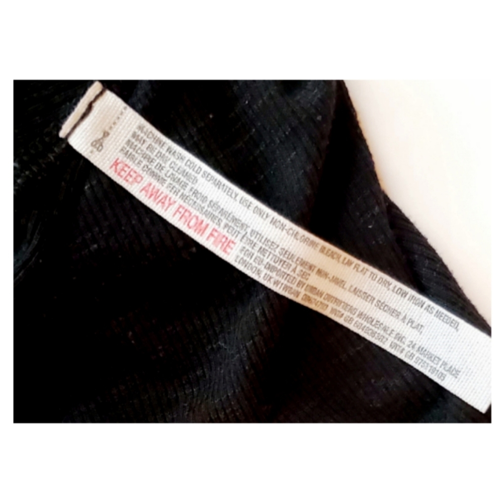 Free People Long Beach Racerback Tank Black Small - Picture 6 of 8